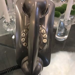Pottery Barn Other Wall Phone Silver Poshmark